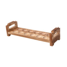 Egg Container Rack Countertop Wood Egg Tray for Farmhouse Restaurants