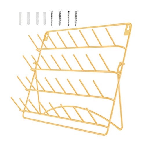 Sewing Thread Rack Metal Knitting Display Organizer Iron Cones Thread