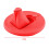 Paint Can Cover Red Paint Pouring Tool for Paint Container Long Servic 2