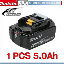 (5.0Ah 1pcs) 100% Makita 6ah Makita 18v Battery Bl1830b Bl1850b Bl1850 Bl1840 Bl1860 Bl1815 Replacement Lithium Battery-fj