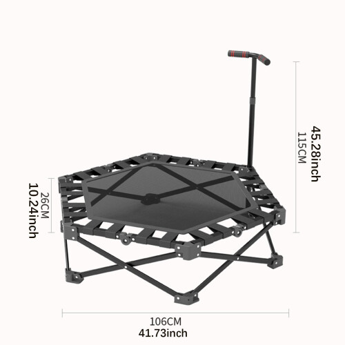 Foldable Trampoline Gift Toy Folding Mini Trampoline for Indoor Workou 1
