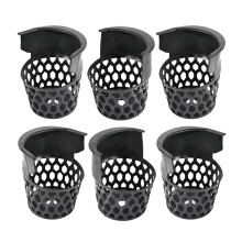 Pool Table Billiard Pockets Set Strong Easy Clean with 12 Screws Web P