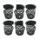 Pool Table Billiard Pockets Set Strong Easy Clean with 12 Screws Web P 1