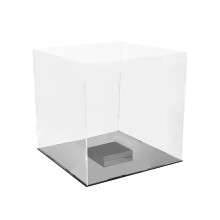 Basketball Display Case Clear Acrylic Sports Showcase Storage Box for