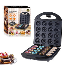Mini Donut Maker, Machine for Kid-Friendly Breakfast, Non-stick, Double-sided heating - Black
