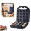 Mini Donut Maker, Machine for Kid-Friendly Breakfast, Non-stick, Double-sided heating - Black 1