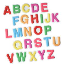 26 pieces of refrigerator magnets in letter form creative alphabet stickers for light and portable for learning games and home decoration