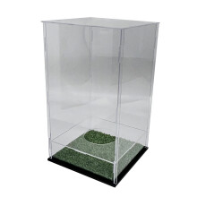 Clear Acrylic Football Display Case Practical Vertical Football Storag