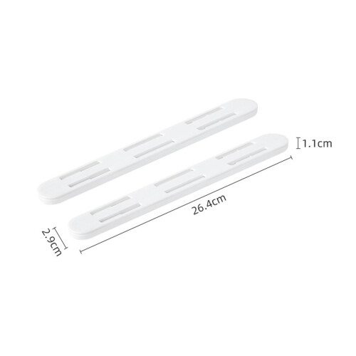 Cabinet Drawer Slides Adhesive Under Mount Hardware Pull Out Rails for 1