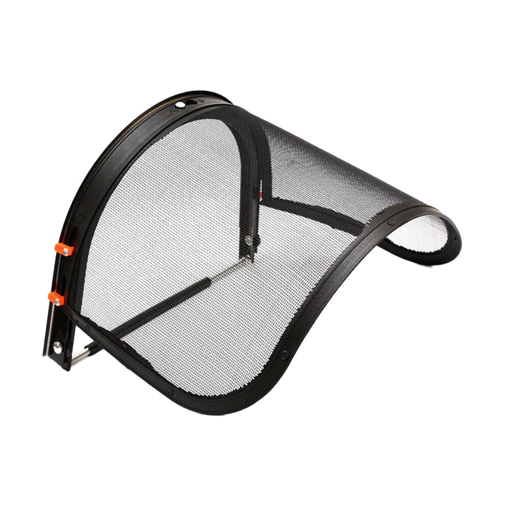 Face Shield And Bracket Combo For Full Brim Hard Hats Black Metal Wire 538807053641