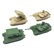 4Pcs 1/144 Tank Rocket Launchers Model Vehicles Building Kit Assembled