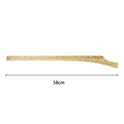 Tailoring Bamboo Ruler Clothes Scale Ruler for Pattern Making Fashion 1