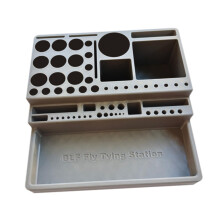 Fly Tying Tool Kit Desktop Organizer Supplies Storage Rack for Men Fis