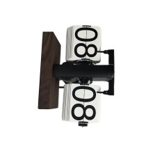 Horloge contemporaine de 24 heures, Construction en bois et-BAW