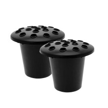 2x Grave Flower Holder Flower Pot Gravestone Dad Mum Memorial Cemetery