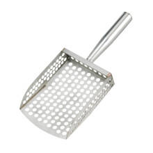 Stainless Steel Sand Scoop Sand Sifter Shovel for Metal Detecting Unde