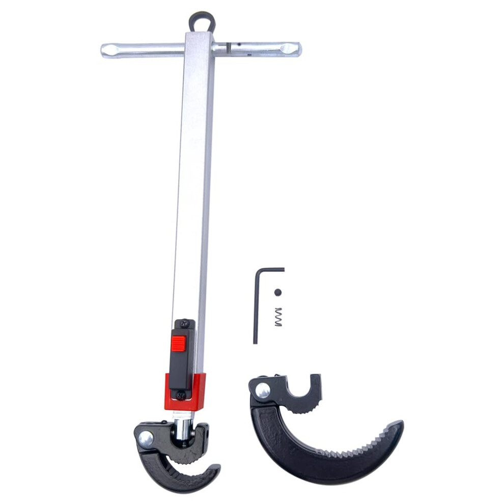 Telescope Basin Wrench, 11/4 To 21/2 Jaw Width And 10 To 17 Extendable, Basin Wrench, Faucet Wrench 9365049503716