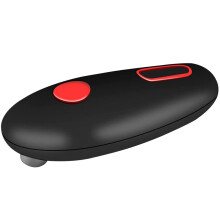 1 x Can Opener, Electric Can Opener for the Kitchen, Automatic Can Opener (Without Battery) 1 Piece, Black