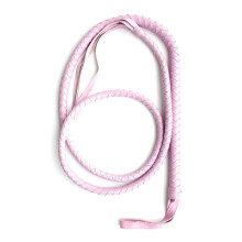 Adult Supplies Flirting Bondage Leather Whip Leather Lengthened Snake Whip Fun Sm Sex Products(Pink)