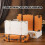 Valise décorative d'inspiration européenne, boîte de-L Orange 7