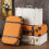 Valise décorative d'inspiration européenne, boîte de-L Orange 6
