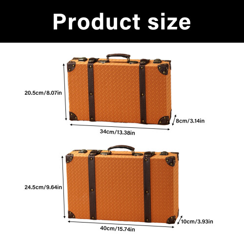 Valise décorative d'inspiration européenne, boîte de-L Orange 2