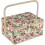 sewing box, craft box, storage box, fabric, floral pattern, sewing basket Ref: 6930 5
