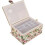 sewing box, craft box, storage box, fabric, floral pattern, sewing basket Ref: 6930 2