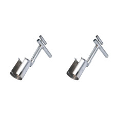 Plant and Fruit Tree Seedling Transplanter, Bulb Planter Tool, Premium Stainless Steel (B2PCS)