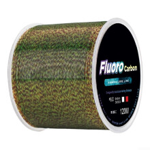 Superior Protection for Your Fishing Line 120M Fluorocarbon Fishing Line 3 Coffee Green Dots