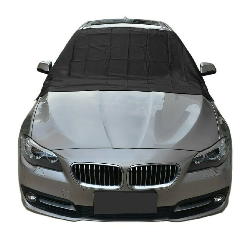 Windshield Cover For Ice And Snow, Car Windshield Snow Cover, Windshield Cover For Ice And Snow, Car Windshield Snow Cover, With Storage Bag (Black) Black 9426802002935