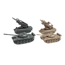 4x 1:144 Assembly Tank Model 4D Modern Tank Model for Boys Toddlers Ch