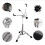 Snare Drum Stand Nonslip Double Braced Tripod for Stage Practice Perfo 3