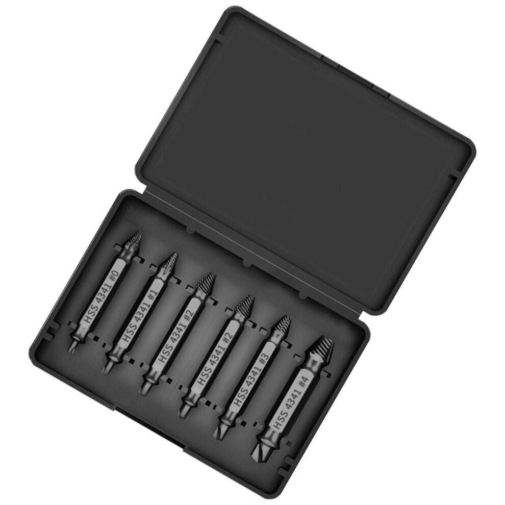 Screw Extractor Set, Household Nut Remover, Ergonomic Screw Extractor For Car Mechanical Engineering Craft Work Nitrogen Black 9426802003130