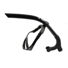 Training for Head Mount Dry Top Snorkel Snorkelling Tube Comfort Mouthpiece OneWay Purge Schwarz