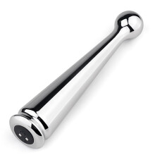GSpot Massage Dildo, Metal Pleasure Wand Anal Stimulation, 9 Vibration Modes
