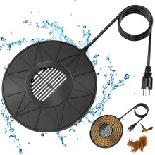 Bird Bath Heater for Outdoors in Winter, 70 W Pond De Icer, Full Covered Aluminum, Thermostatcally Controlled