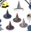 Chapeau de sorcière d'Halloween pour-Impression numérique noire 3