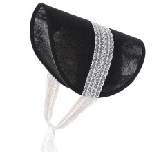 Chapeau de pilulier, Bonnets victoriens, Base de chapeau,-Noir