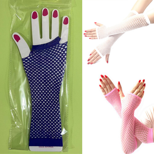 Gants à mailles élastiques, gants de-Décoration simple orange 2