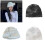 Fête pull chapeau respirant couvre-tête élégant-bleu clair 3