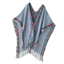 Capes de poncho d'extérieur pour femmes, Capes de-Bleu clair