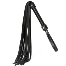Sex Bondage 77CM Black Leather Spanking Paddle Tassel Horse Whip BDSM Restraint Handle Sex Toys Whip