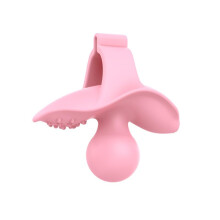 Finger G Spot Personal Massager Vibrators with 12 Vibration for Women Clitoral Stimulator Pink
