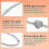 Βραχιόλι με φίδι για Pandora Charms Sterling Silver Moments Αλυσίδα με φίδι που ταιριάζει σε όλα 5