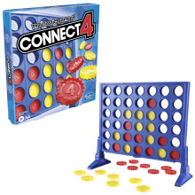 Jogo de tabuleiro estratégico Connect 4, jogos para crianças a partir de 6 anos, 4 em linha