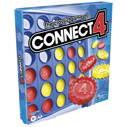 Επιτραπέζιο παιχνίδι στρατηγικής Connect 4, παιχνίδια για παιδιά ηλικίας 6+ ετών, 4 στ 1
