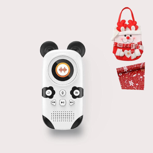 Χριστουγεννιάτικο δώρο 2025 Χαριτωμένο Mp3 Player σε στυλ Panda με ηχεία για παιδιά 32gb