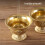 Worship Brass Cup with Delicate Pattern Buddhist Offering Cup 6