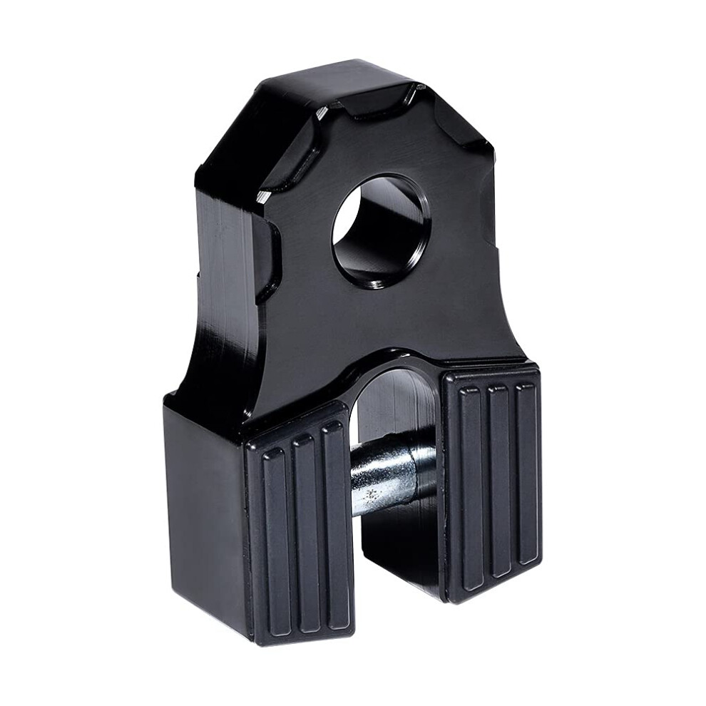 Winch Shackle 30,000Lbs Flat Towing Hook Mount Compatible With Jeep Trailer Black 9426802003871